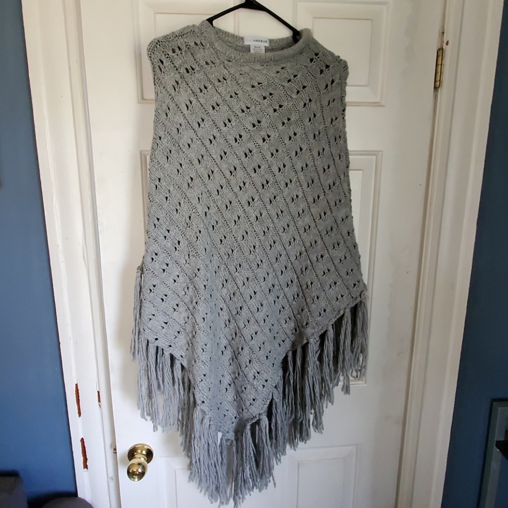 Casual poncho sweater